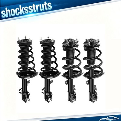 Front Rear Complete Struts With Coil Spring For 2004-2007 Toyota Highlander FWD