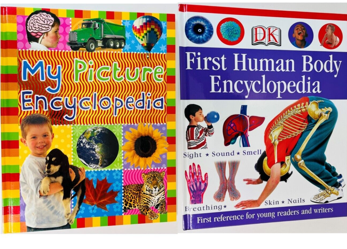 My Picture Encyclopaedia By Charles Phillips + First Human Body