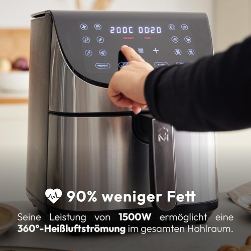 Heißluftfritteuse MasterPRO Rocket 700 | 7 L Fassungsvermögen und 1700 W - Bild 12 von 13