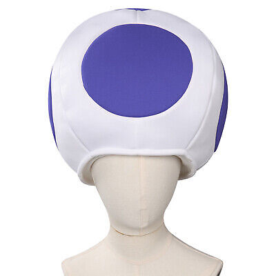 Kids Super Mario Bros Movie Toad KINOPIO Cosplay Hat Headgear Children Cap