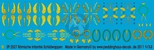 Peddinghaus 1/32 Roman Infantry Shield Heraldry for Figures [Decal] 2527