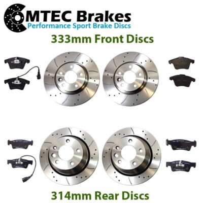 VW Caravelle 1.9 2.5 Tdi 4Motion 3.2 T5 03-10 Front Ha Brake Discs Brake Pads