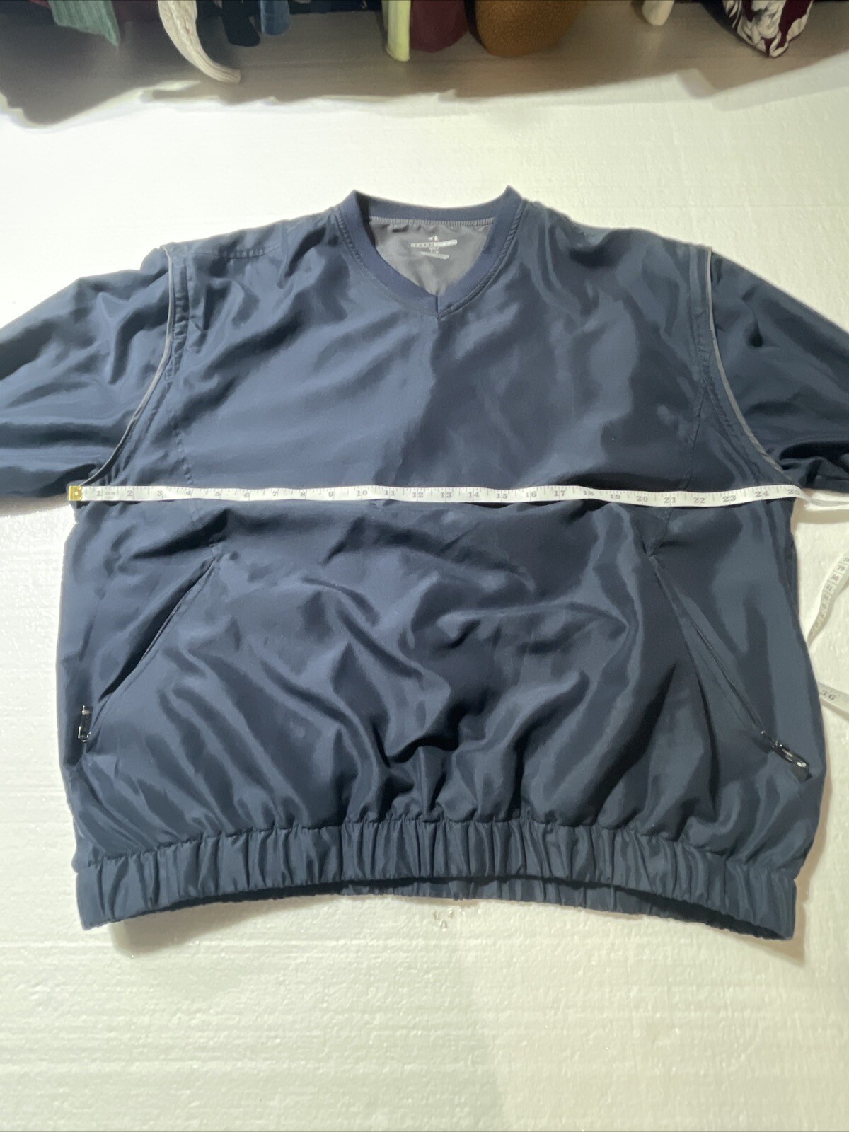 Golf Pullover Vest Grand Slam Men’s Zip Off Removable Sleeves Large