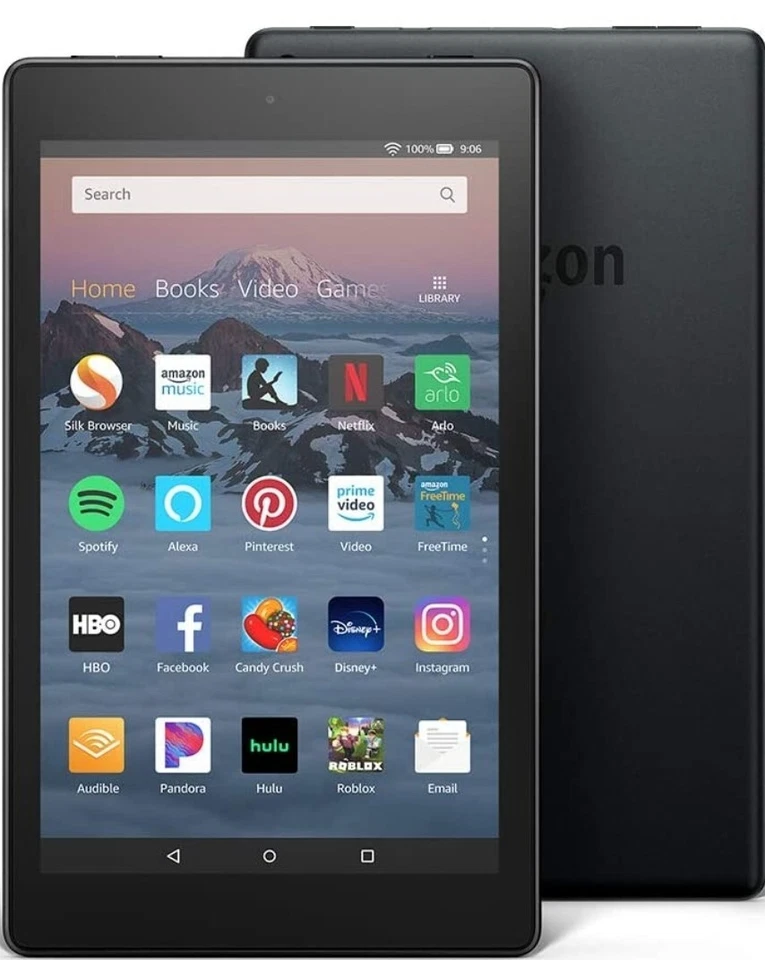 🔥 Amazon Kindle Fire HD 8 Tablet 16 GB Black w/ Kids Edition Echo Dot (Gen 3) - Image 4 of 4