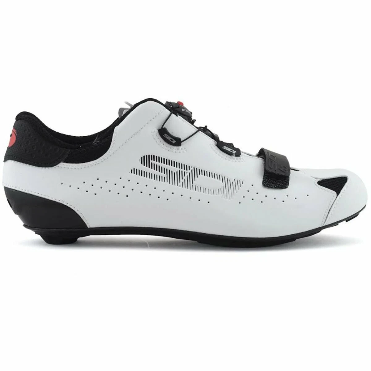 Sidi Men's Sixty Road Bicycle Shoes Black/White EUR 43 / US