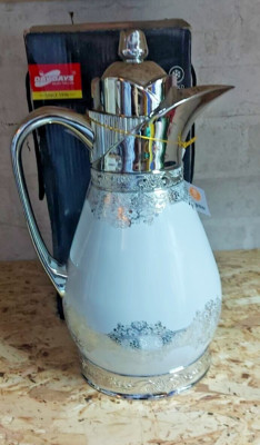 Arabischer Stil Vakuumkanne Thermoskanne Fancy Flask Tee Kaffee Dallah 1 Liter Geschenk