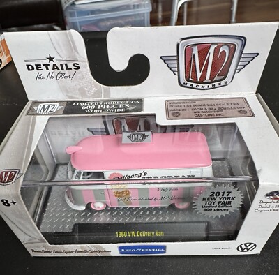 M2 MACHINES 2017 NY Toy Fair Exclusive 1:64 1960 VW Ice Cream Delivery Van 600