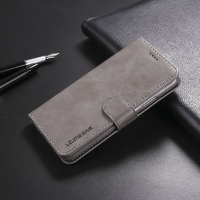 Leather Case For iPhone 17 16 15 14 13 12 11 Pro Max Magnetic Flip Wallet Cover
