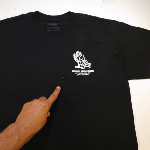 WESTERN & MEXICAN CENTER BOULDER CITY NEVADA Dead Cows TEE T SHIRT Mens L Black - Picture 4 of 4