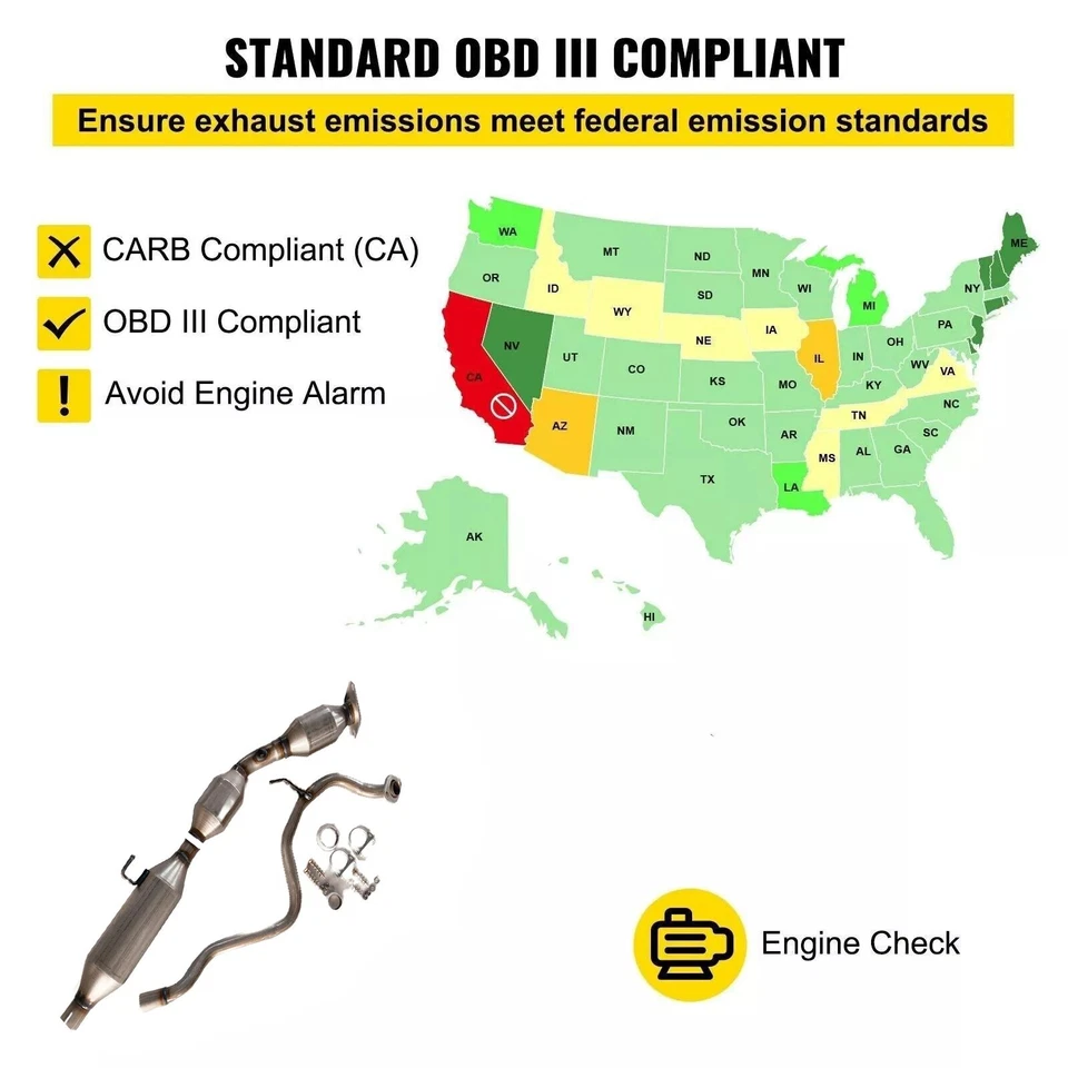 NUEVO convertidor catalítico - convertidor de escape de ajuste directo se adapta a 08-12 Scion xD 1,8 L-L4 Foto 4 de 4