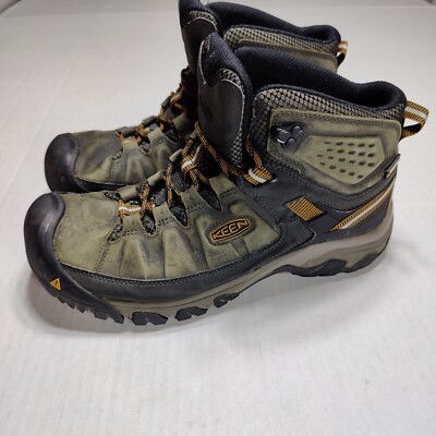KEEN Targhee III Mid Waterproof Hiking Boots Brown Leather Men Size 9 1017787 KEEN Men main image 3