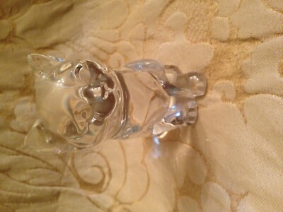 Vintage Glas Katze Prinzessin Haus Germany Ornament 24% Bleikristall