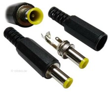 DC-Stecker Hohlstecker mit Innenstift &Oslash; 6,0 / 4,4 Schaftl&auml;nge 9 mm #6044