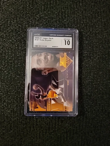 2000-01 Upper Deck Basketball Kobe Bryant #187 - CGC 10 - KB57