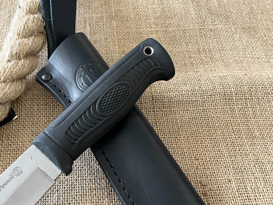 Kizlyar Rusia AUS8 cuchillo de caza inoxidable cuchillo táctico al aire libre hecho a mano Foto 3 de 4