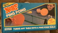 Nerf Ping Pong 1982 Vintage Game By Parker Brothers Hard To Find