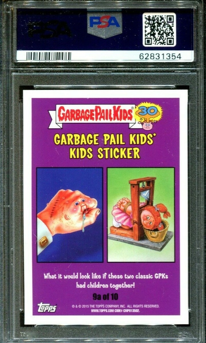 2015 GARBAGE PAIL KIDS 30th ANNIVERSARY #9a HADLEY HAND POP1 PSA
