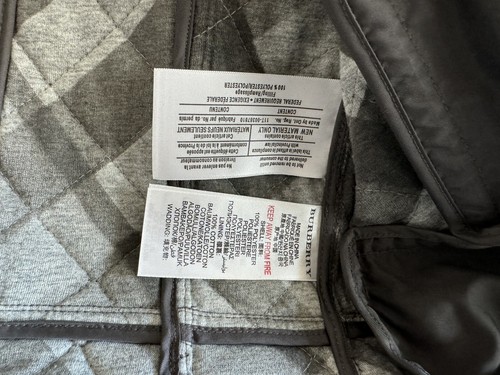 burberry quilted jacket girls Size 8US New - Picture 7 of 9