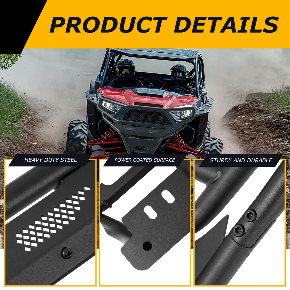 For 4WD Polaris RZR XP 1000/RZR XP 4 1000 2014-2023 Front Brush Guard Bumper - Image 3 of 4