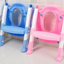 Potty Training Toilet Seat with Step Stool Ladder for Boys and Girls Baby Toddle
