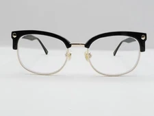 MUSE ELLIOT 31-M10033 SQUARE FULL RIM EYEGLASS FRAMES BLACK/GOLD 51-18-145 NEW*