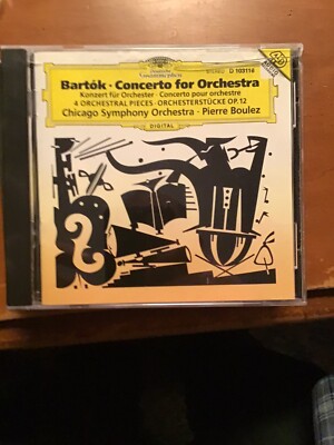 Chicago Symphony Orchestra Music CD - Bartok: Concerto For Orchestra