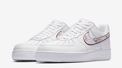 New Nike Air Force 1 Low '07 LNY QS Lunar New Year White Size 10 AO9381 100