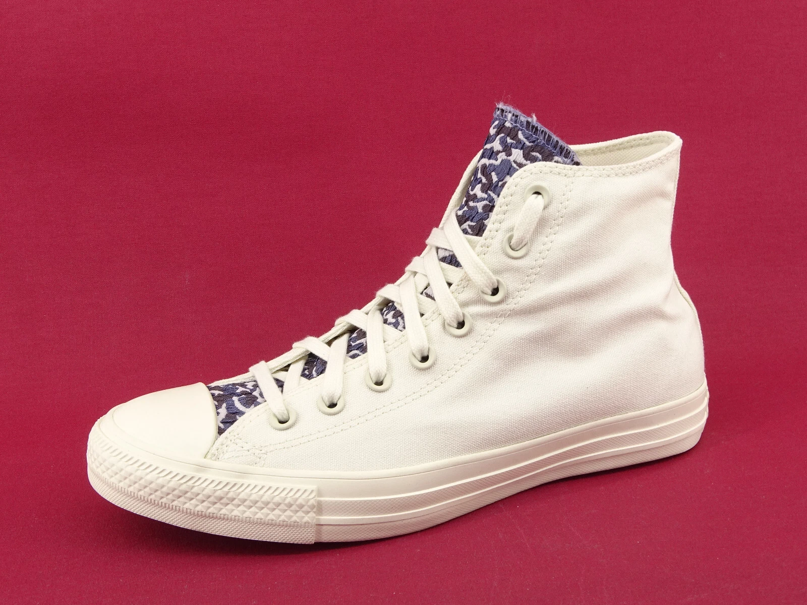 Converse CTAS HI A00884C sneaker scarpe alte scarpa sportiva bianco viola taglia 42 8 5