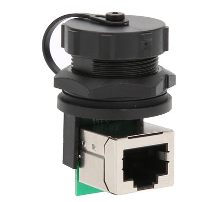 Double Socket RJ45 Adapters For Ethernet Connection