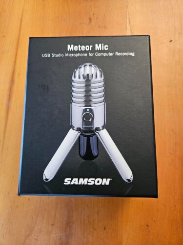 Samson SAMTR Meteor Mic Microfono A Condensatore Cardioide Usb Cromo - Foto 1 di 5