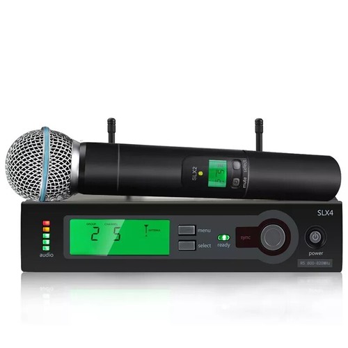 SLX4 BETA58 professionelles kabelloses UHF-Mikrofonsystem L 4 BAND Mikrofon