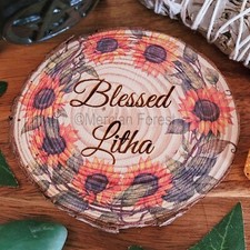 Litha Wall Hanging Summer Solstice Altar Decoration for Pagan Wiccan