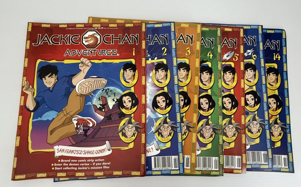 Jackie Chan Adventures Collectors Tin With Cards And Comics1-7+14