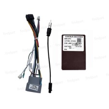 16Pin for Jeep Wrangler 3 2010 18 Car Stereo Radio Power Harness Cable w/Can Bus