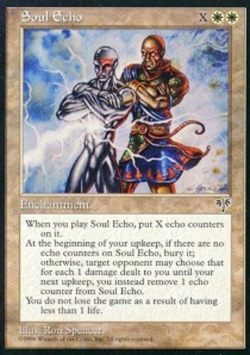 MTG - Soul Echo - Mirage - NM, English Magic FLAT RATE SHIP - Picture 1 of 1