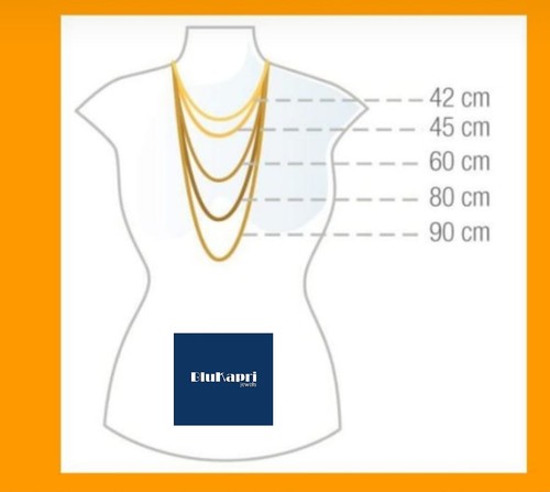 Collana donna in Argento 925 rodiato Oro Bianco collier zirconi bianchi blu - Foto 7 di 7