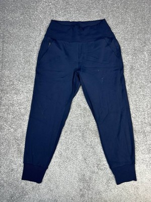 Athleta Venice High Rise Jogger Pants Women Medium Blue Stretch Athletic Running