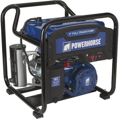 #ad #ad Powerhorse Extended Run Full Trash Pump 2in. Ports 11000 GPH 3 4in. Solids $599.99