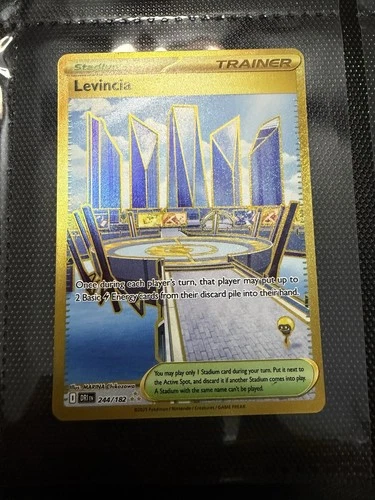 Levincia 244/182 Hyper Rare Destined Rivals Pokemon Near Mint