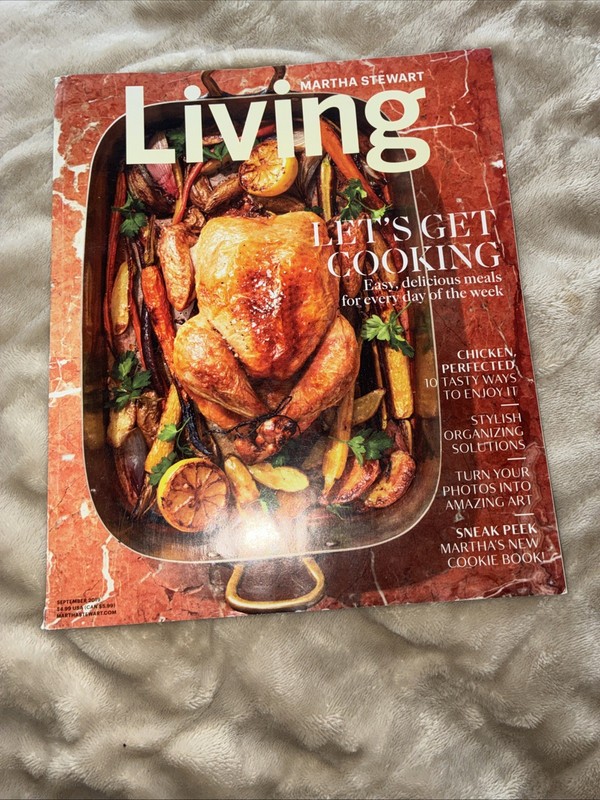 Martha Stewart Living Magazine September 2019 Chicken Cooking Recipes
