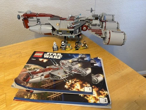 LEGO Star Wars: Republic Frigate (7964) with mini-figures & manual 100% complete