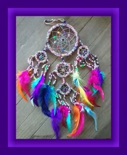 DreamCatcher, RAINBOW DREAMCATCHER, Native American Design CHAKRA DREAMCATCHER