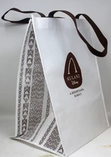 Aulani Disney Hawaii Reusable Tote Shopping Bag White Brown Resort & Spa New