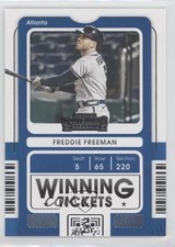 2021 Panini Contenders Winning Tickets Freddie Freeman #WT-FF 07ke
