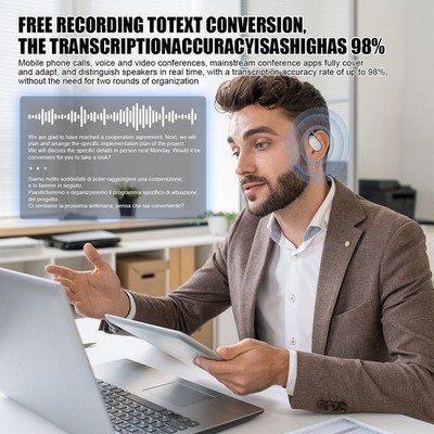 Translator Earbuds 144 Languages Bluetooth Two-Way Real Time Smart Translation