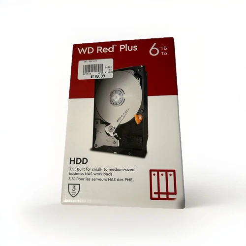 Western Digital WD60EFPX Red Plus 6TB NAS Internal Hard Drive