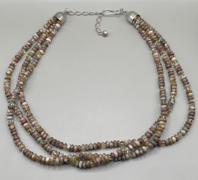 Jay King DTR Women s Necklace Sterling Silver 925 Jasper Assorted Gemstones