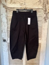 new ruti the slouchy soft twill pants true black size 5￼retail $269