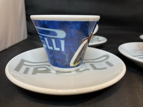 Pirelli ceramic coffee cup set of 5 - Picture 3 of 24