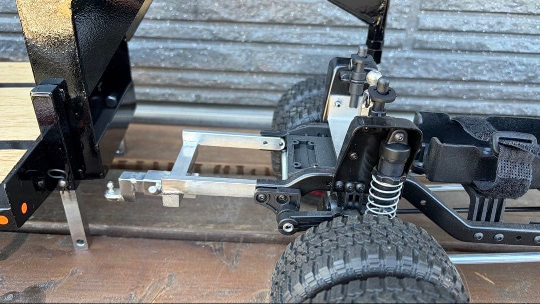 CEN F450 and on-board trailer ( scx10 rc4wd with accessories Rare